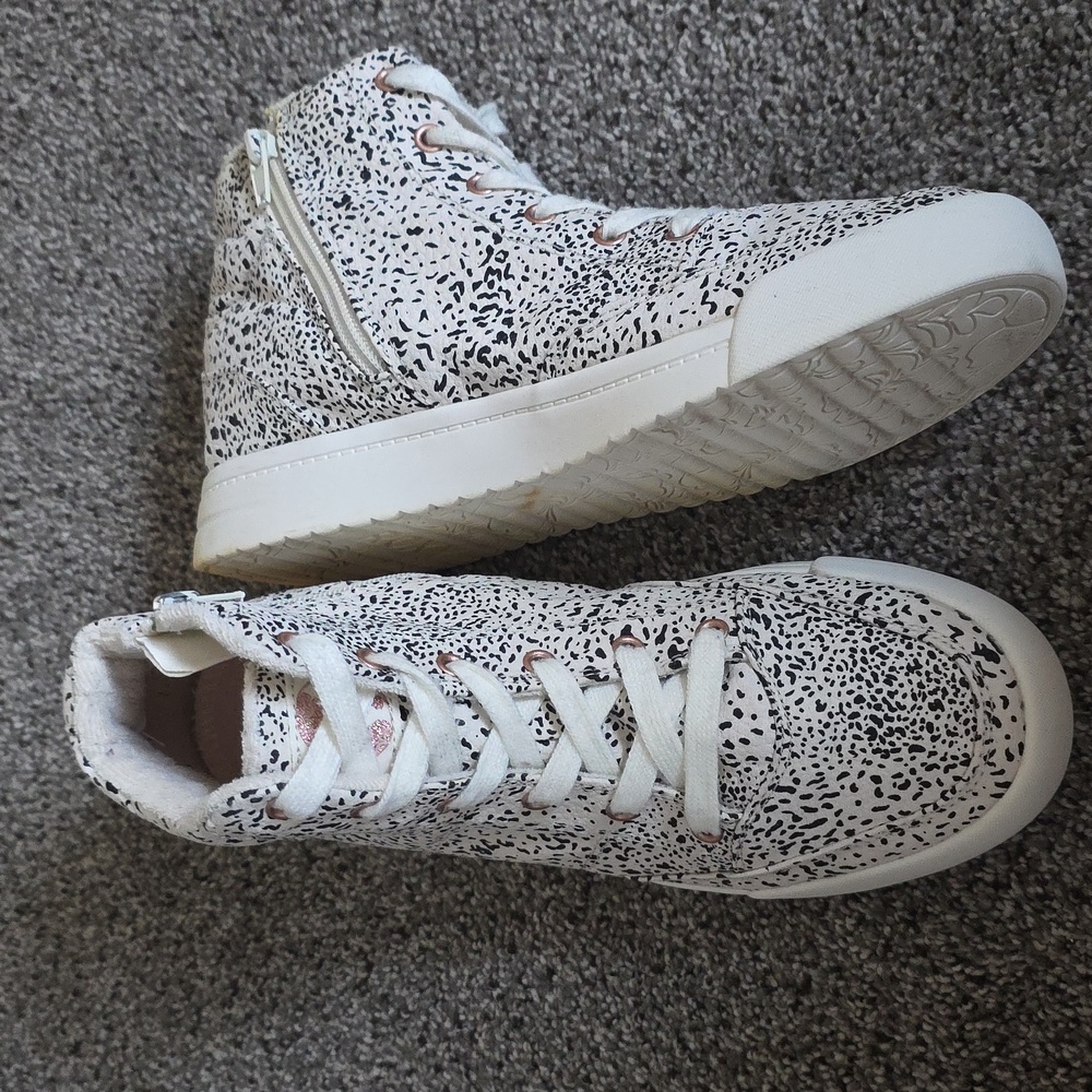 Pre-owned Womens Roxy Surf Roxy  Mid High Top Sneaker Shoes Sz 8 - Picture 2 of 11